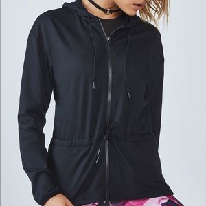 Fabletics hooded fleece jacket, Brand New, Size M